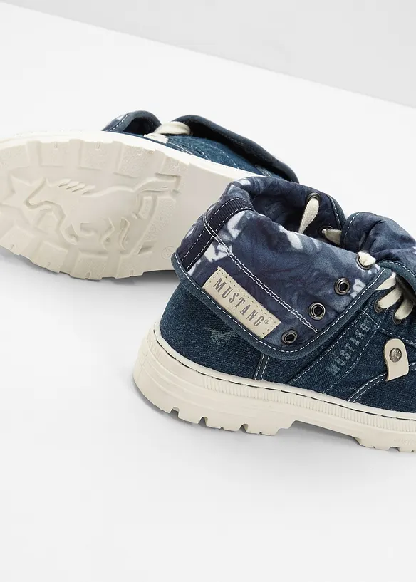 Mustang High-Top-Sneaker aus Baumwoll-Canvas, Mustang