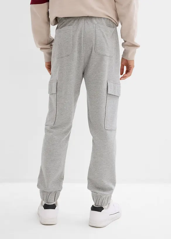 Pantalon de jogging avec poches cargo, loose, bonprix