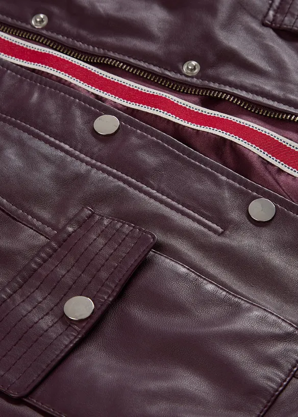 Lederjacke aus Lammnappa, bonprix