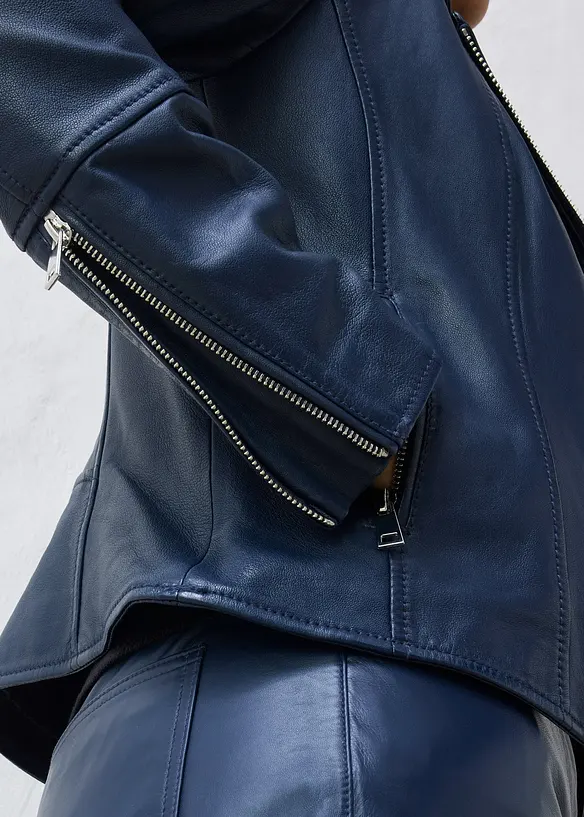 Bikerjacke aus Nappaleder, bonprix