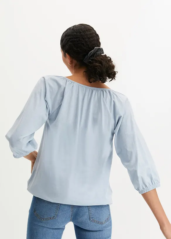 Shirtbluse aus reiner Bio-Baumwolle, bonprix