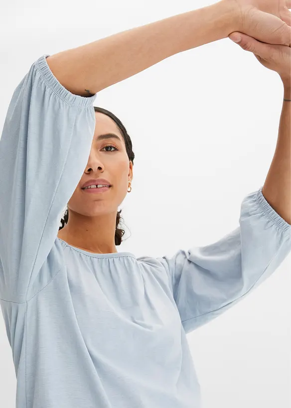 Shirtbluse aus reiner Bio-Baumwolle, bonprix