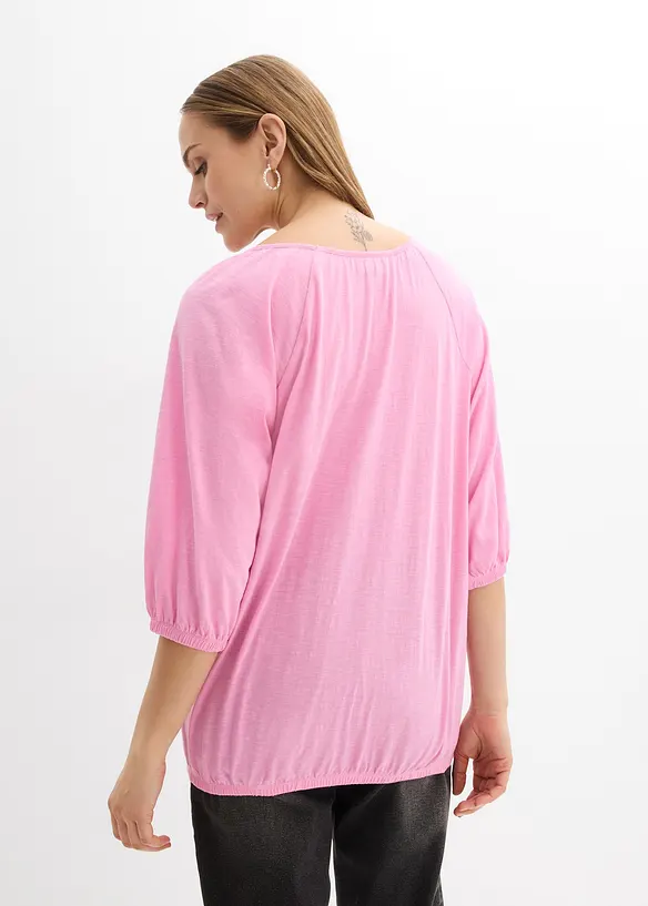 Shirtbluse aus reiner Bio-Baumwolle, bonprix