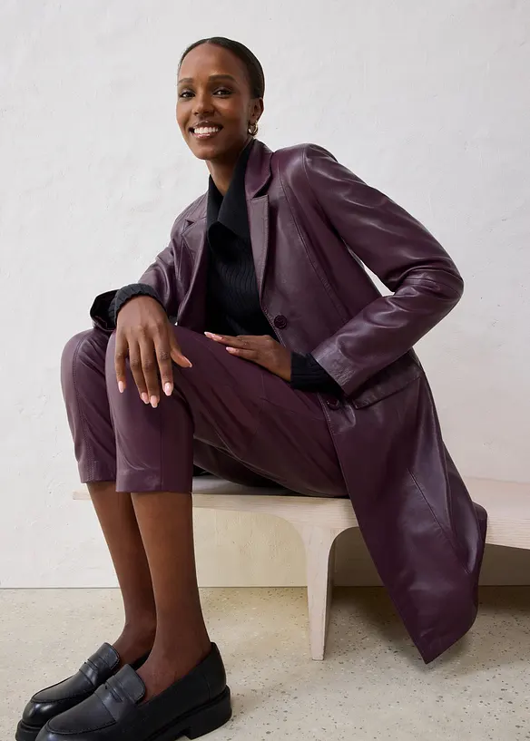 Blazermantel aus Lammnappa, bonprix