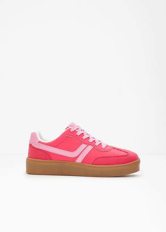 Plateau-Sneaker im Retrolook, bonprix