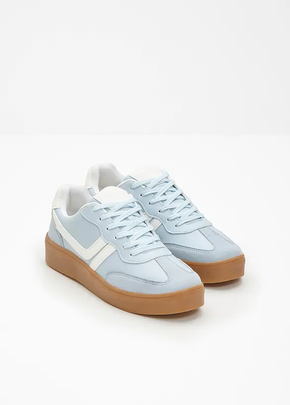 Plateau-Sneaker im Retrolook, bonprix