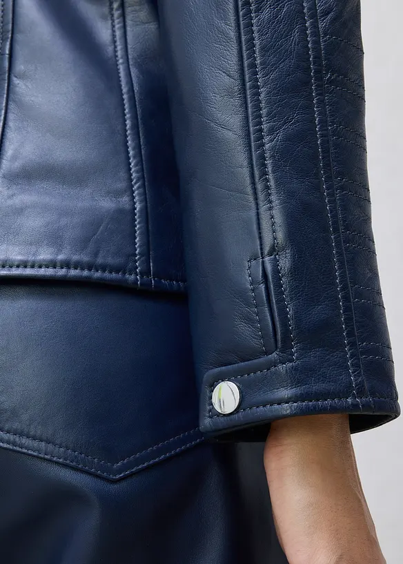 Lederjacke aus Lammnappa, bonprix