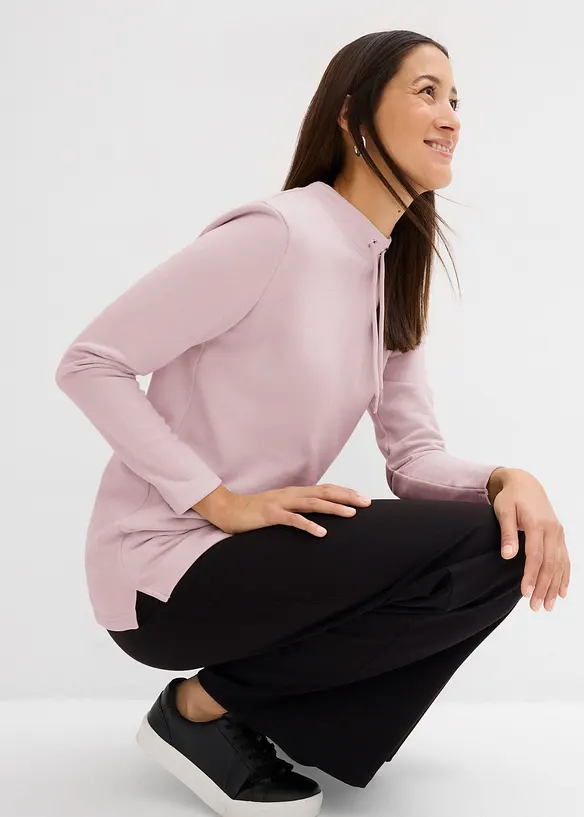 Sweatshirt mit Schlitz, bonprix