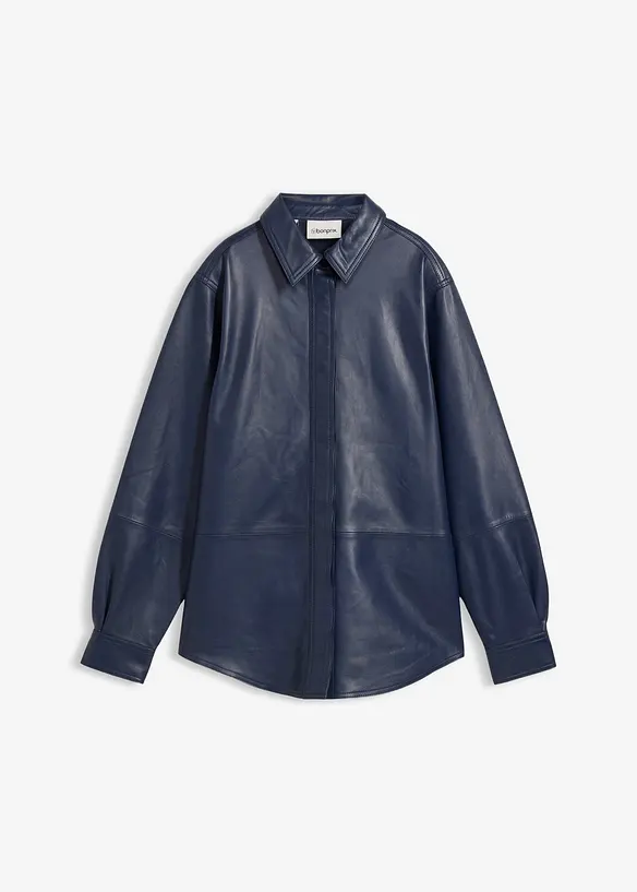 Chemise en cuir d&rsquo;agneau nappa, bonprix