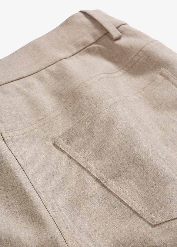 Weite 5-Pocket Hose mit Wolle, bonprix