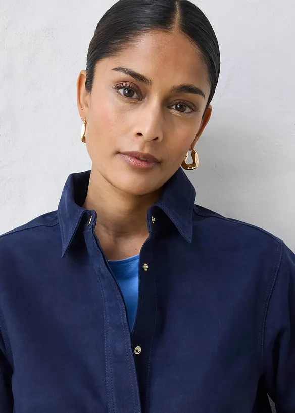 Chemise en cuir velours, bonprix