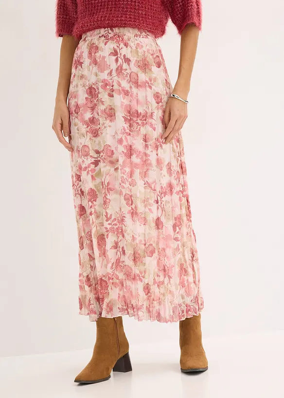 Chiffon-Rock mit Crinkle Effekt, bonprix