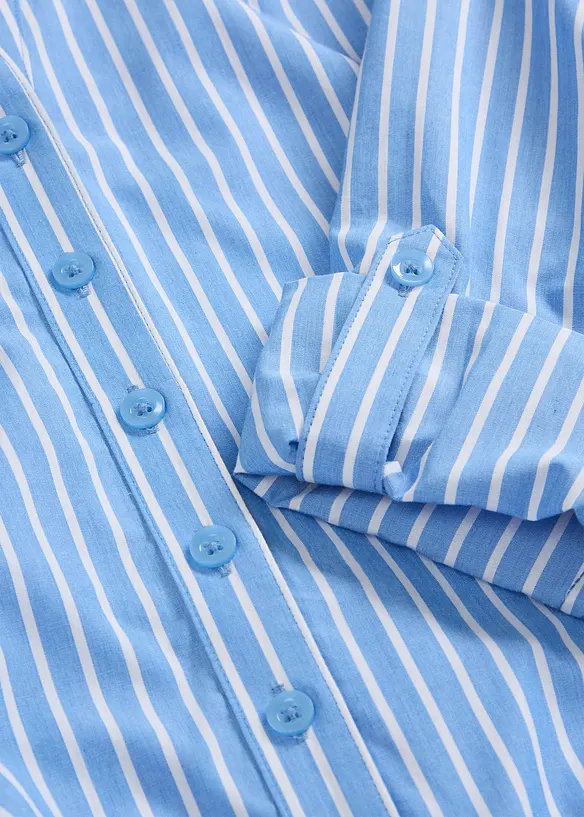 Hemdbluse mit Seidenanteil, bonprix