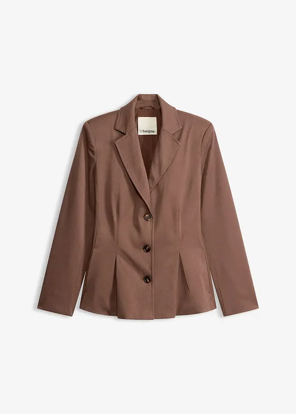 Blazer &agrave; plis couch&eacute;s, bonprix