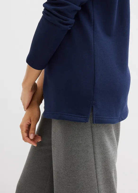 Sweatshirt mit Schlitz, bonprix