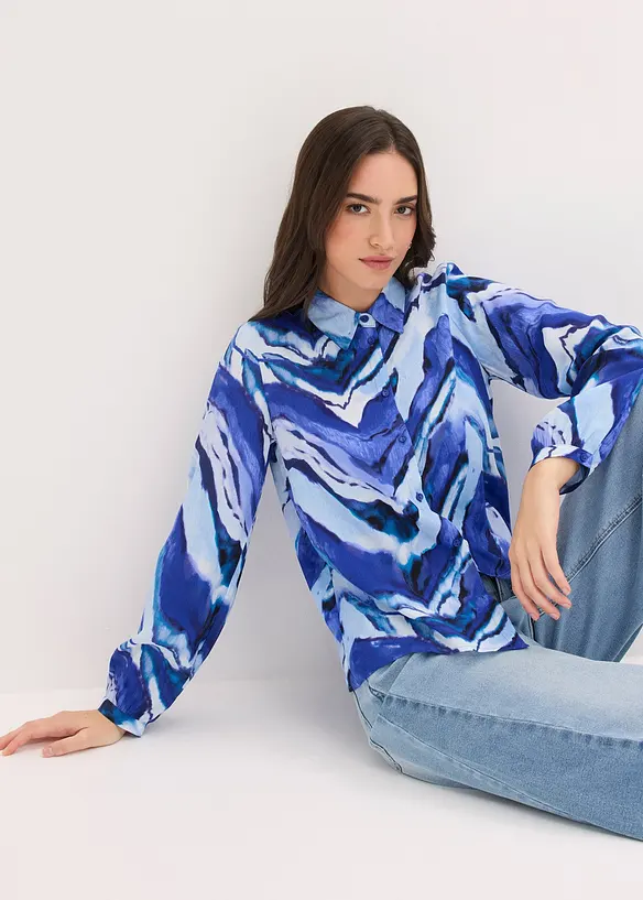 Chemisier imprim&eacute;, bonprix