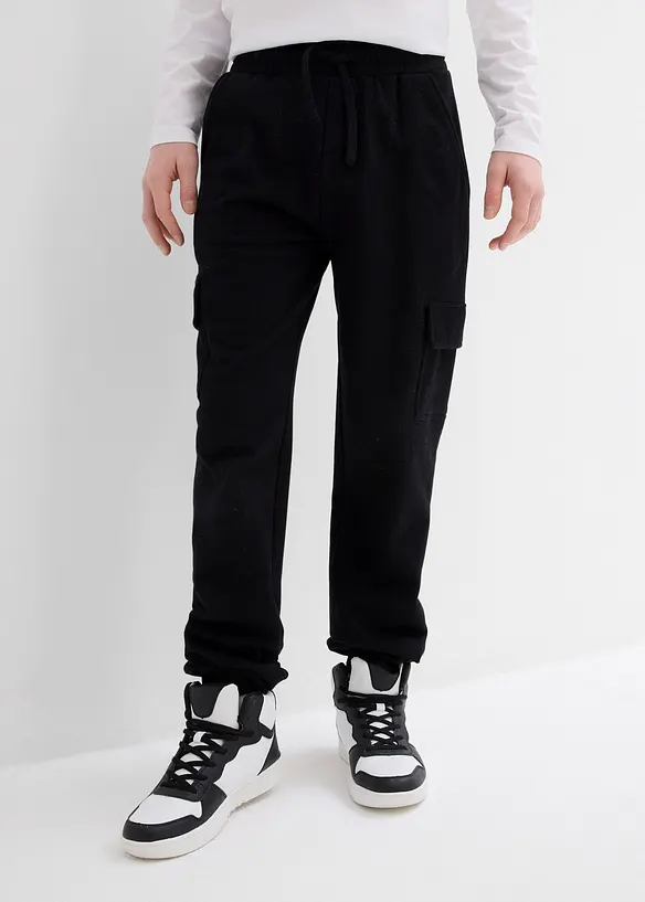 Pantalon de jogging &agrave; poches cargo, bonprix