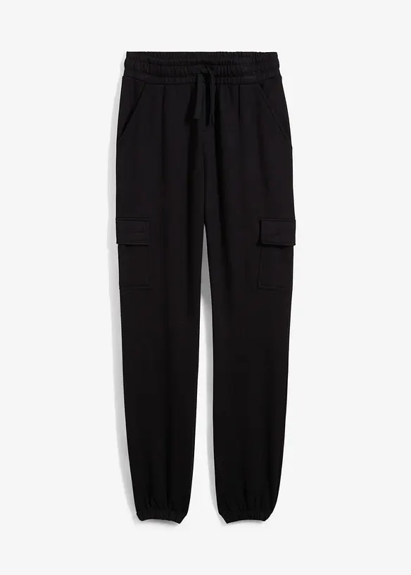 Pantalon de jogging &agrave; poches cargo, bonprix