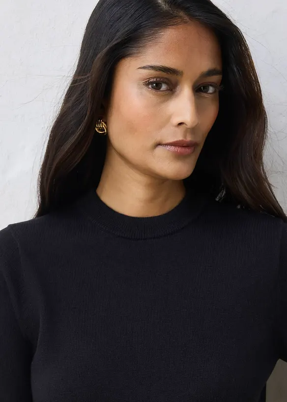 Pullover mit Seidenanteil, bonprix