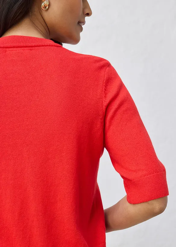 Pullover mit Seidenanteil, bonprix