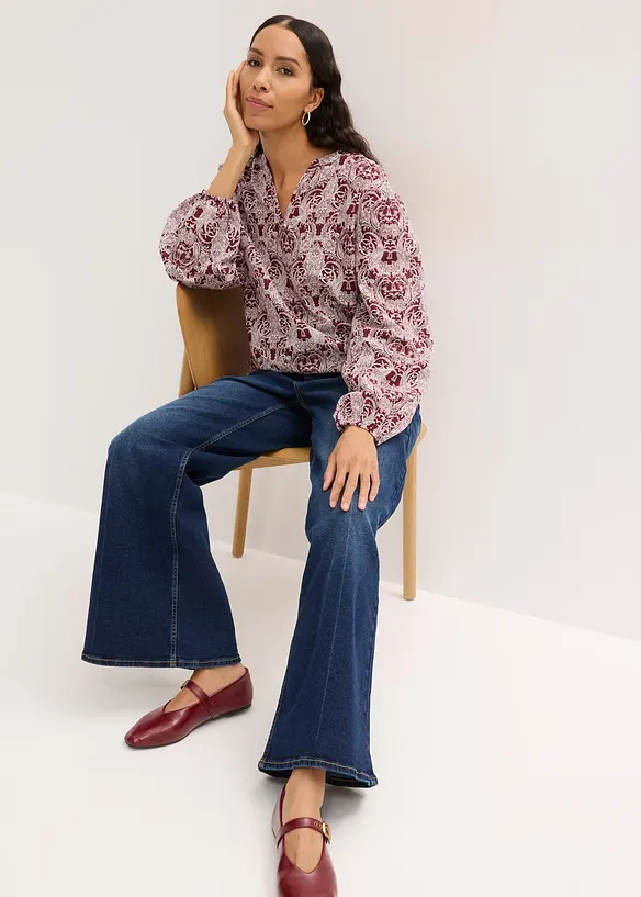 Bluse aus reiner Baumwolle, bonprix