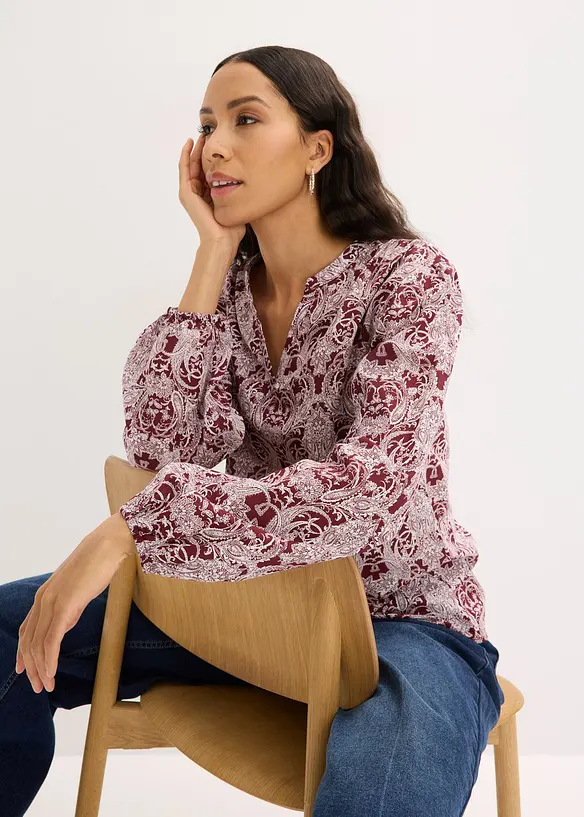 Bluse aus reiner Baumwolle, bonprix