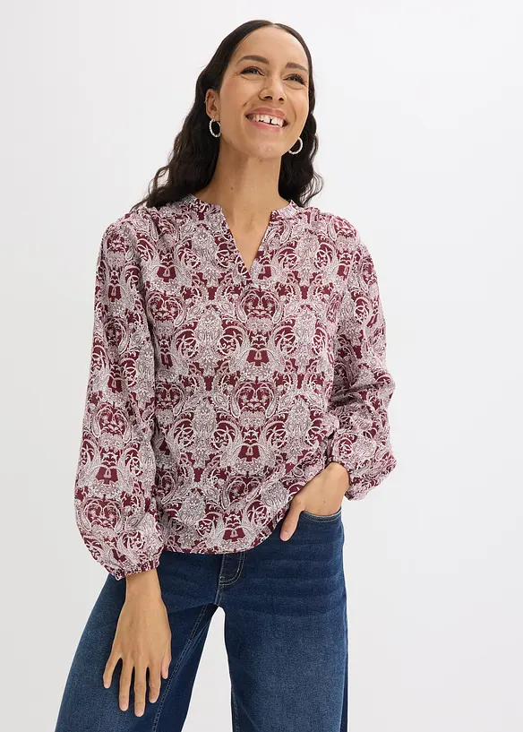 Bluse aus reiner Baumwolle, bonprix
