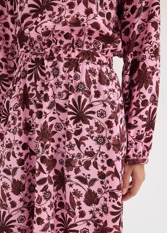 Midikleid aus flie&szlig;ender Viskose, bonprix