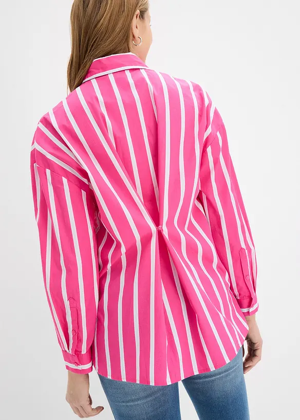 Hemdbluse aus Baumwollpopeline, bonprix