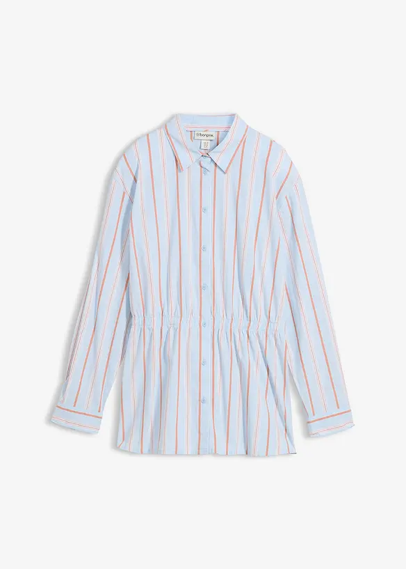 Hemdbluse aus Stretch- Baumwollpopeline, bonprix