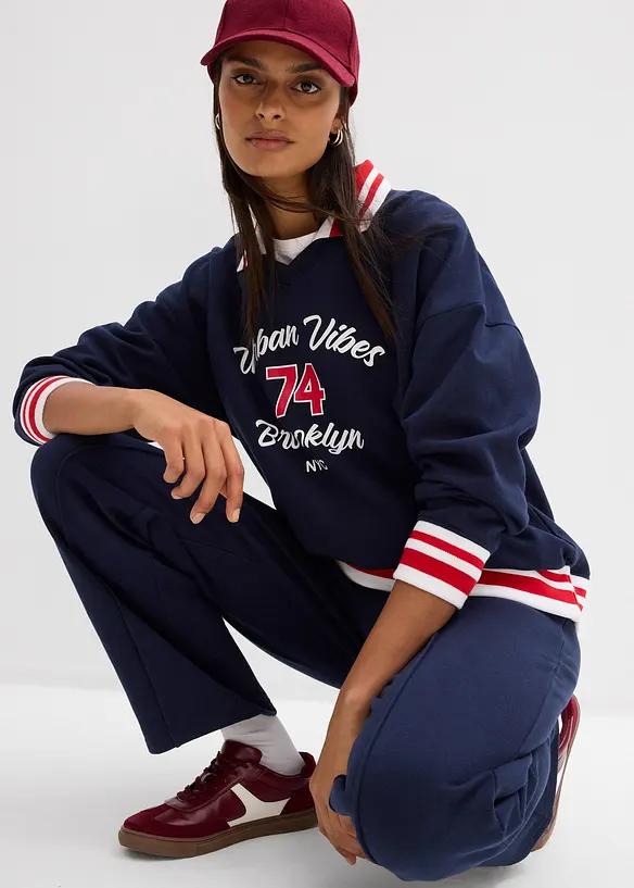 Oversize Sweatshirt aus reiner Bio-Baumwolle, bonprix