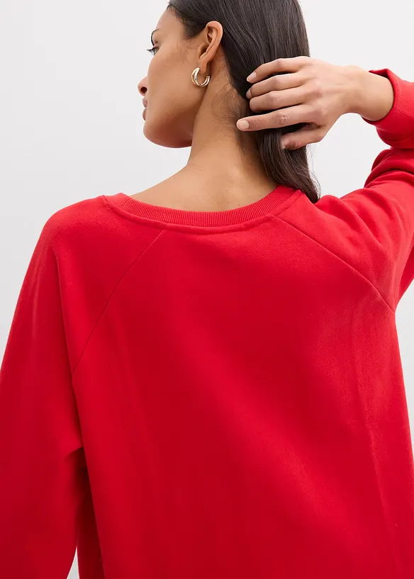 Oversize-Sweatshirt aus reiner Bio-Baumwolle, bonprix
