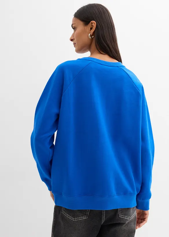 Oversize-Sweatshirt aus reiner Bio-Baumwolle, bonprix