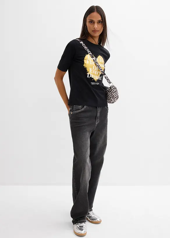 T-Shirt aus reiner Bio-Baumwolle, bonprix