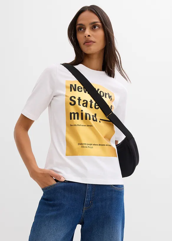 T-Shirt aus reiner Bio-Baumwolle, bonprix