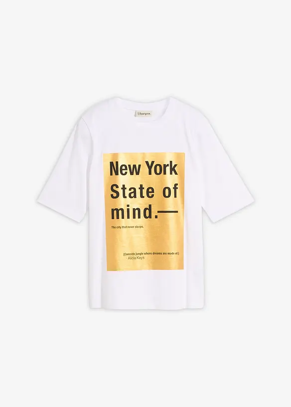 T-Shirt aus reiner Bio-Baumwolle, bonprix