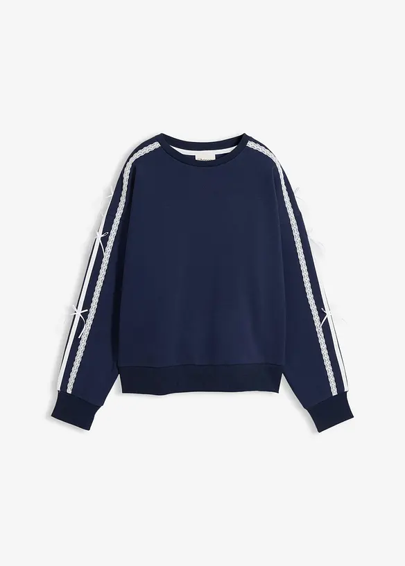 Oversize-Sweatshirt aus weichem Baumwoll-Mix, bonprix