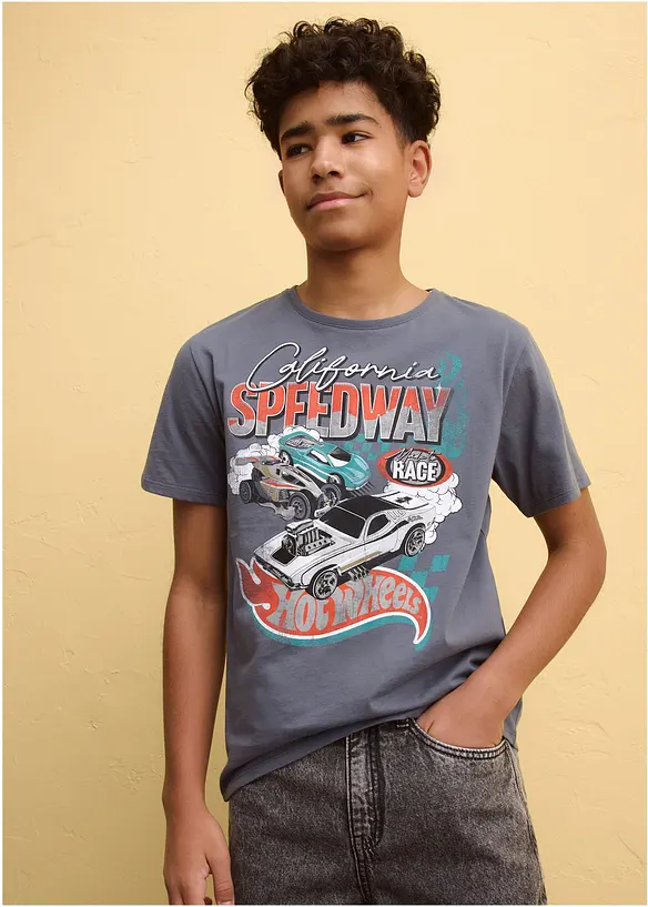 T-shirt Hot Wheels 100% coton, HOT WHEELS