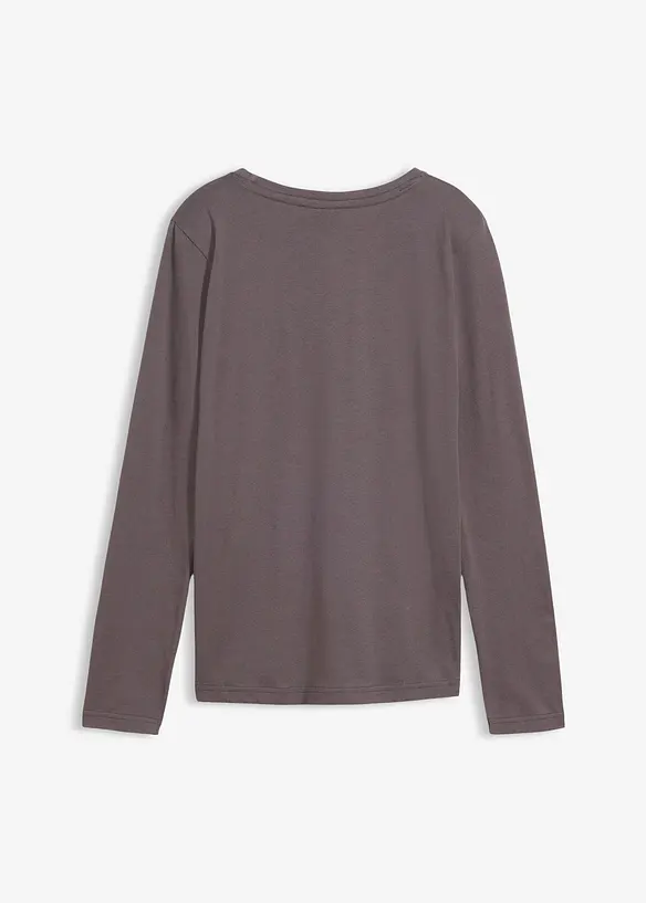 T-shirt manches longues 100% coton, bonprix