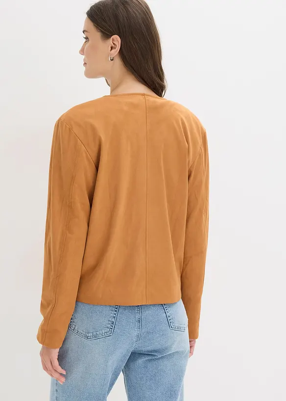 Velourslederimitat-Jacke, bonprix