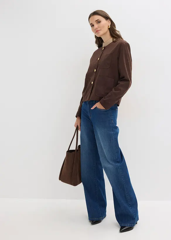 Veste en su&eacute;dine, bonprix