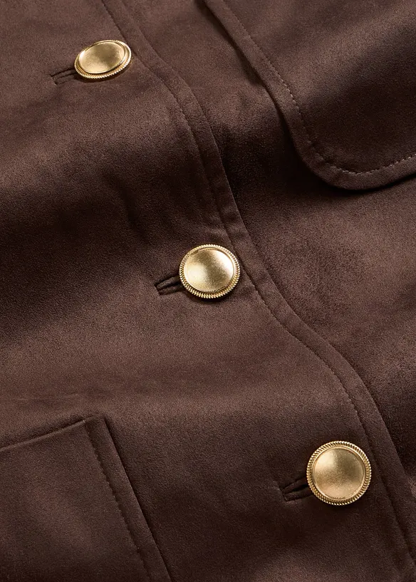 Veste en su&eacute;dine, bonprix