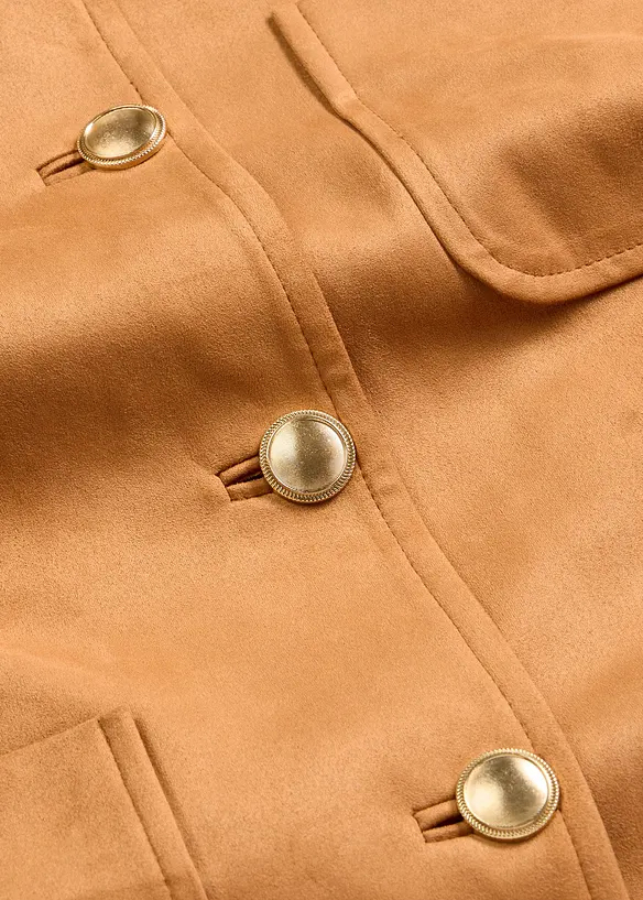 Velourslederimitat-Jacke, bonprix