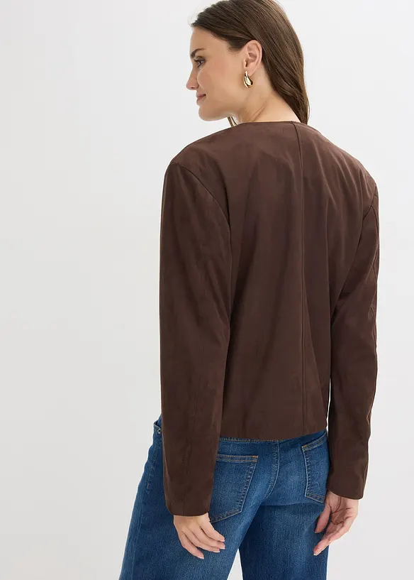 Veste en su&eacute;dine, bonprix