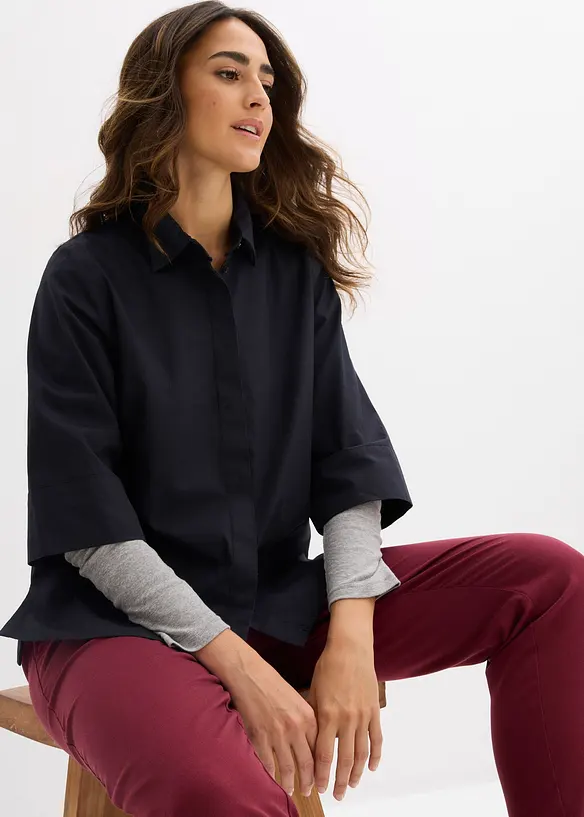 Bluse aus reiner Bio-Baumwolle, bonprix