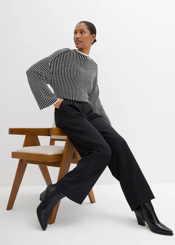 Pantalon sweat confortable et fluide, bonprix