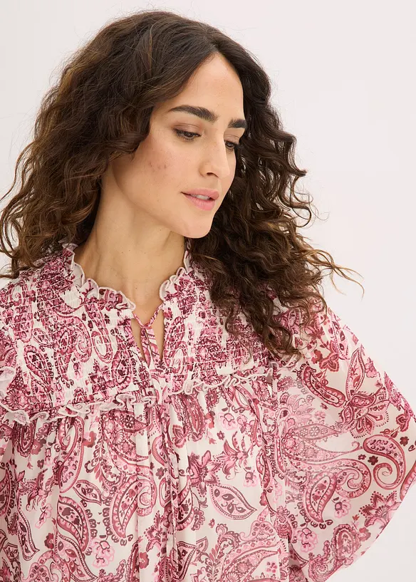 Tunika-Kleid aus softem Mesh, bonprix