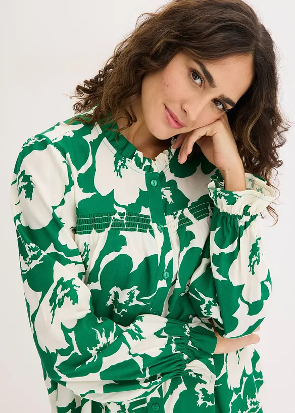 Bluse aus flie&szlig;ender Viskose, bonprix