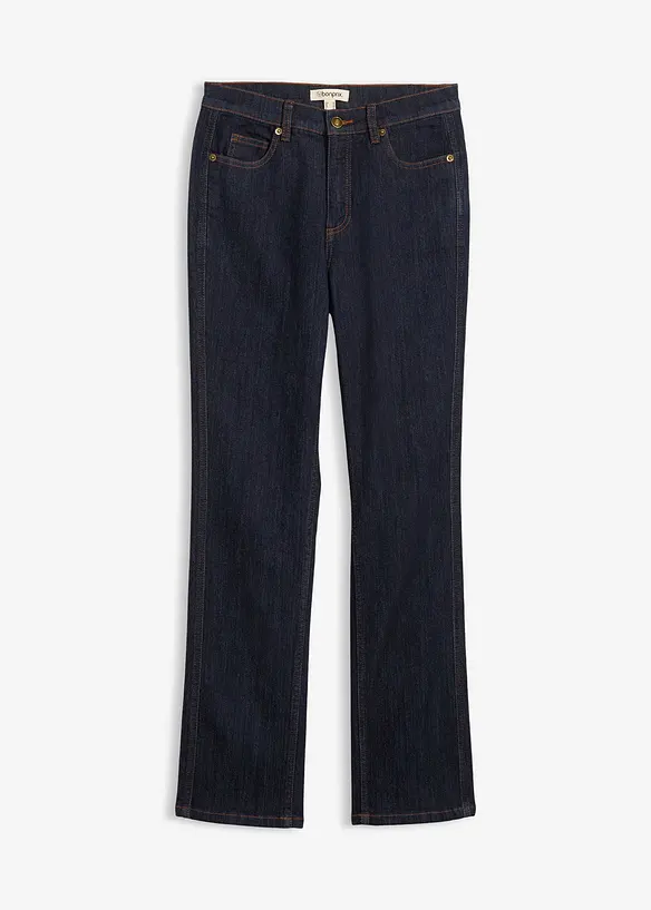 Jean droit taille haute, bonprix