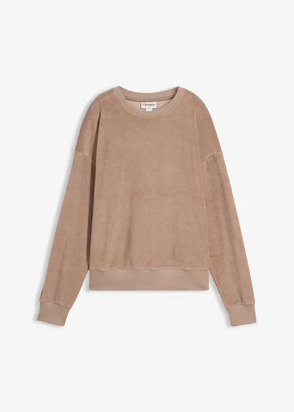 Frottee-Langarmshirt, bonprix
